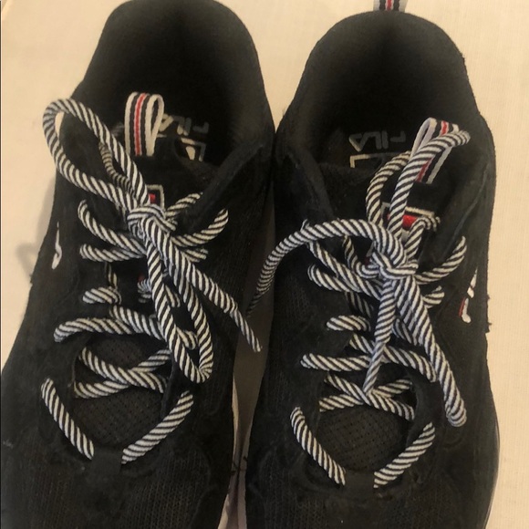 black zebra lace filas - Picture 3 of 8